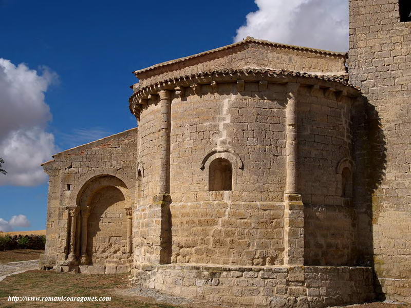 VISTA ESTE DE LA CABECERA DEL TEMPLO